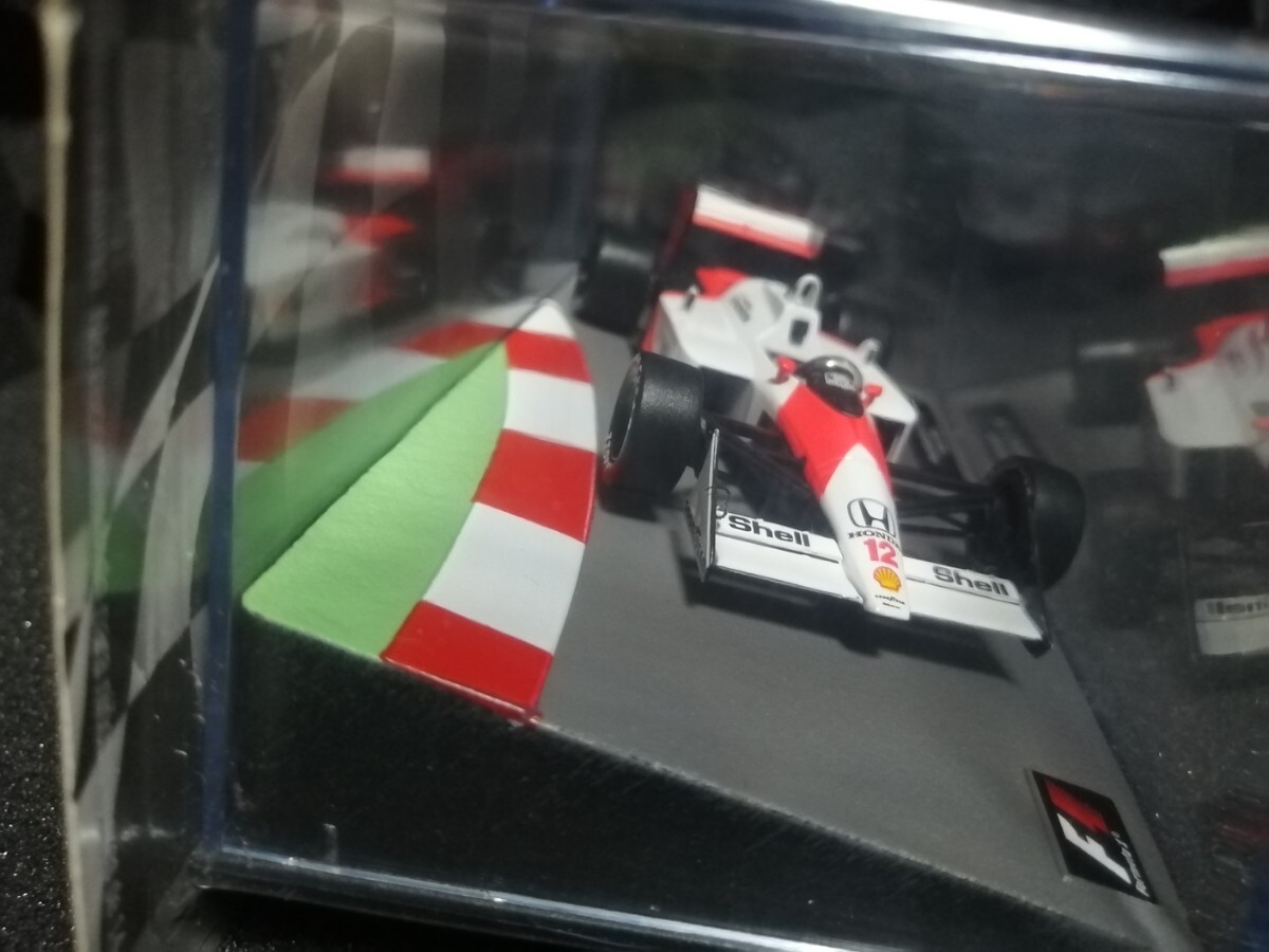 デアゴスティーニ 1/43 F1マシンコレクション マクラーレン MP4/4 アイルトン セナ 1988 模型のみ 未開封 MclAREN Ayrton Sennaの画像2