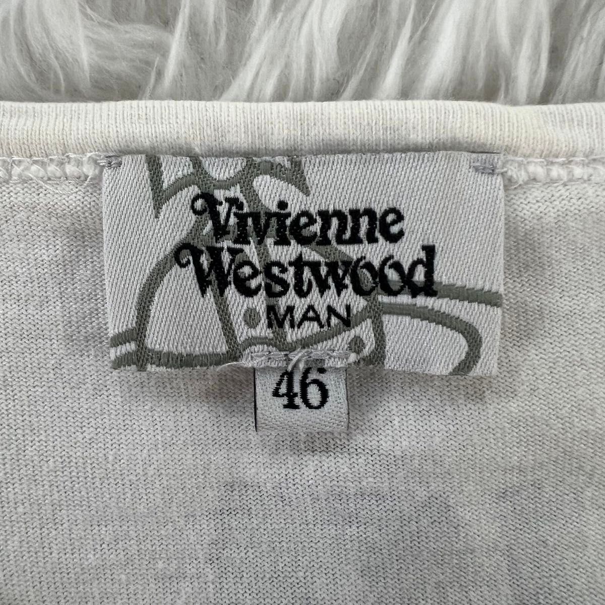 ヴィヴィアンウエストウッド メンズ 刺繍ロゴ オーブ 総柄 tシャツ M カットソー Tシャツ プリント 半袖