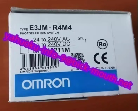 【★新品 複数在庫！】OMRON/オムロン　E3JM-R4M4 【６ヶ月保証】_画像1