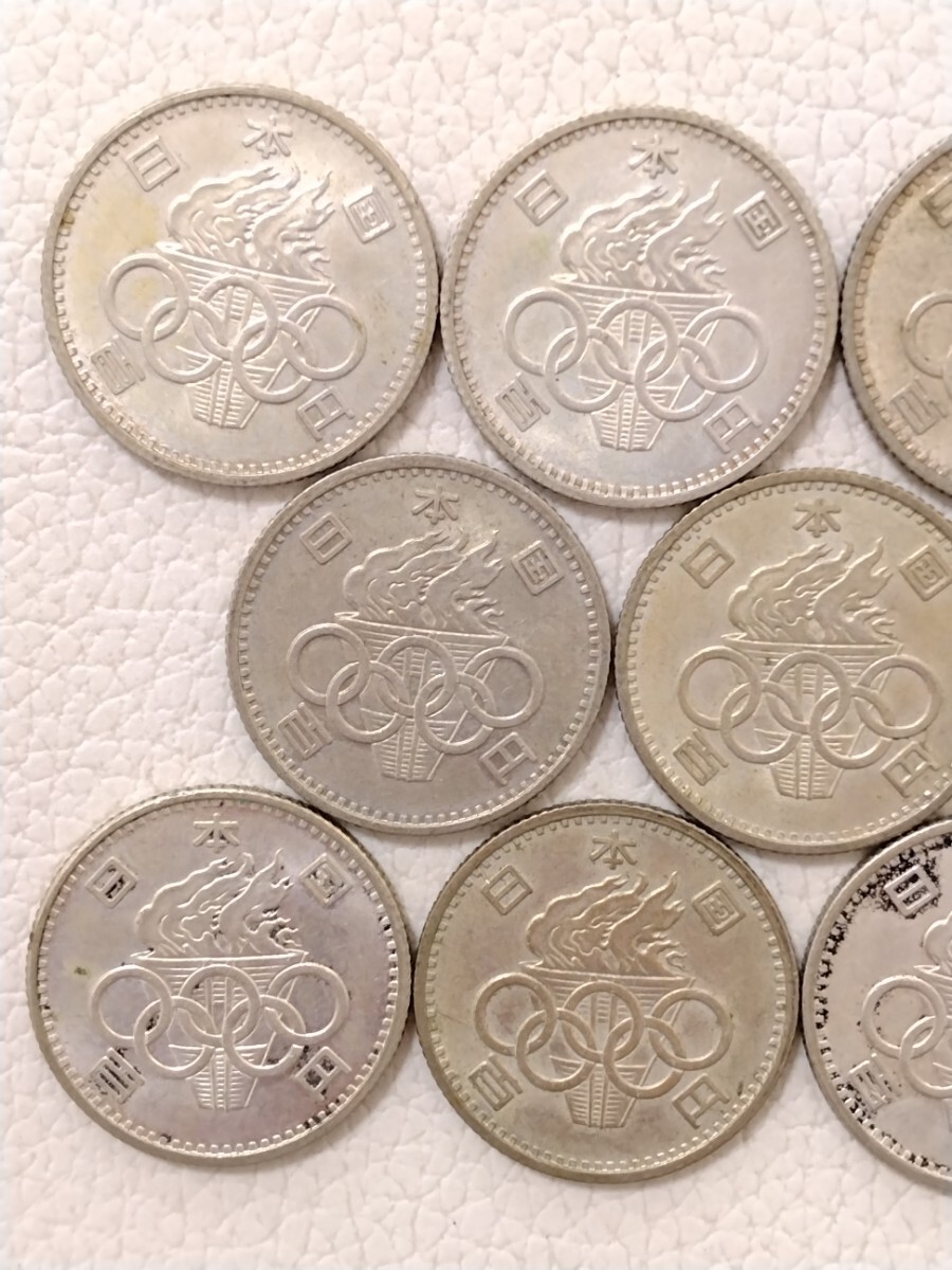 1964年 東京オリンピック 100円硬貨 11枚 昭和39年 東京五輪 昭和レトロ 東京オリンピック記念硬貨_画像2