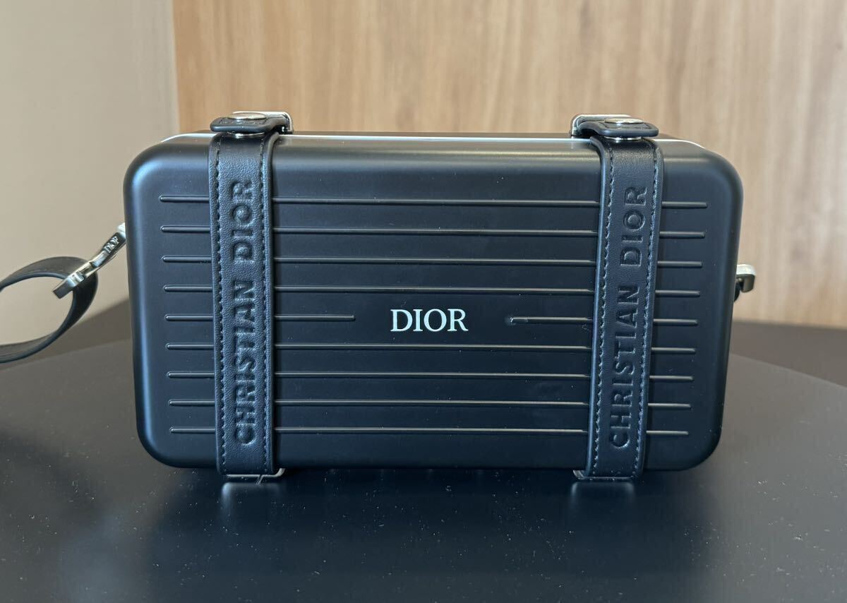 DIOR×REMOWA ディオール×リモワ　2WAY パーソナルクラッチバッグ　ショルダーバッグ　ブラック　ユニセックス　レディース　ほぼ未使用_画像1