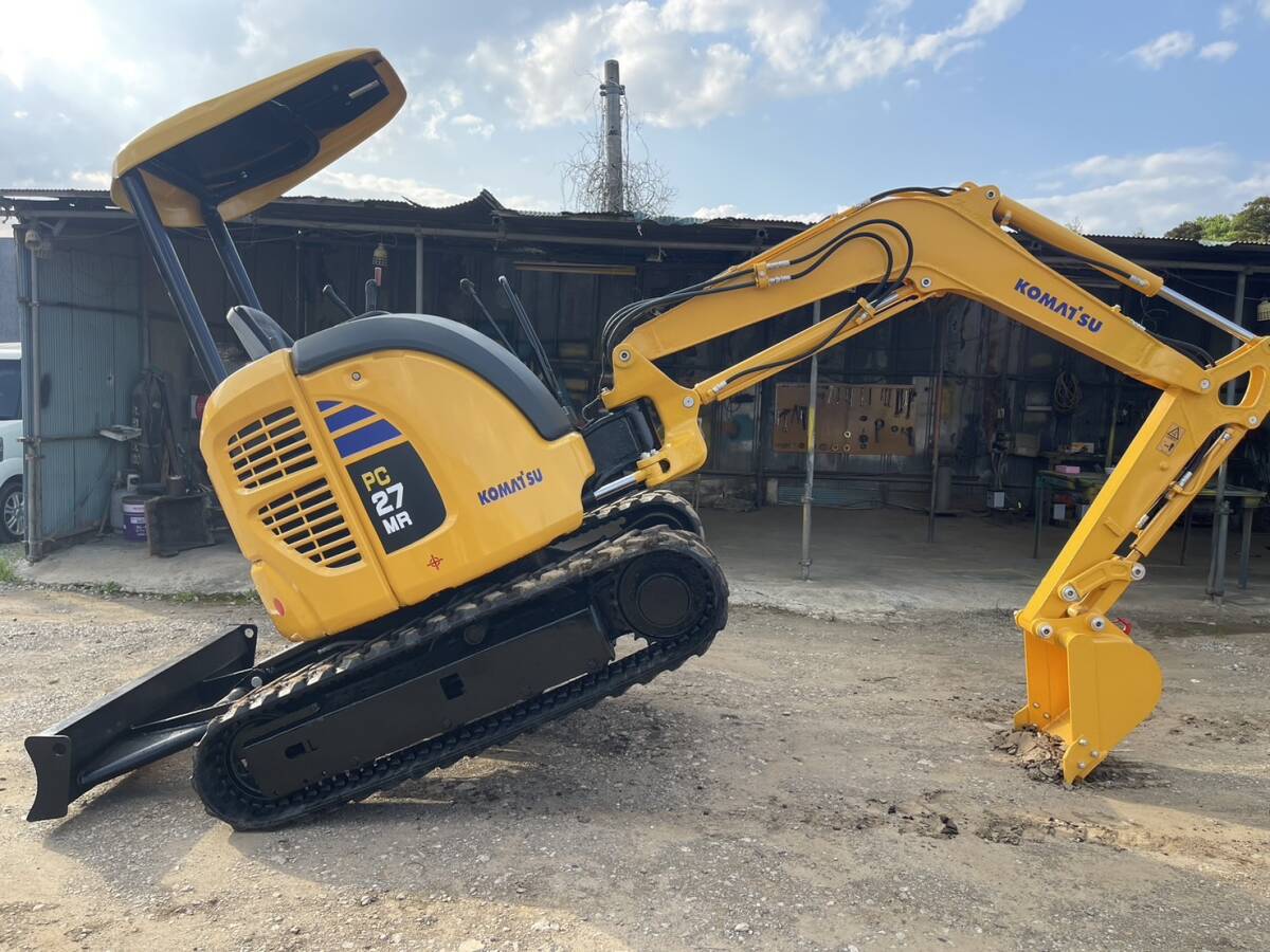 1 ten thousand jpy start * Komatsu Yumbo *PC27MR-2* selling out * hydraulic excavator * all country shipping possibility 