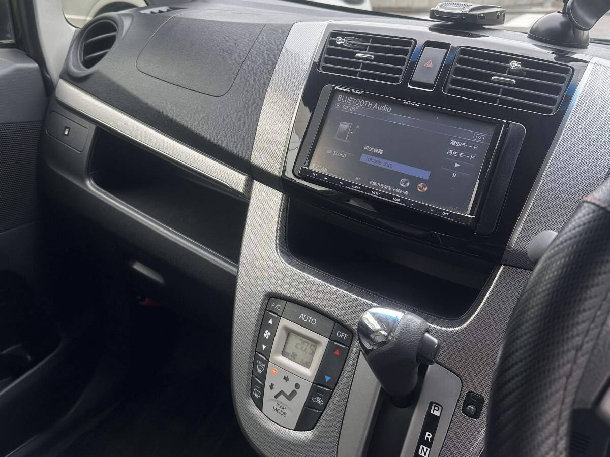 【車検 令和 8 年 2 月】 ムーブ カスタム バックカメラ テレビ Bluetooth付 平成 25 年式 ダイハツ LA100S 2WD の画像10