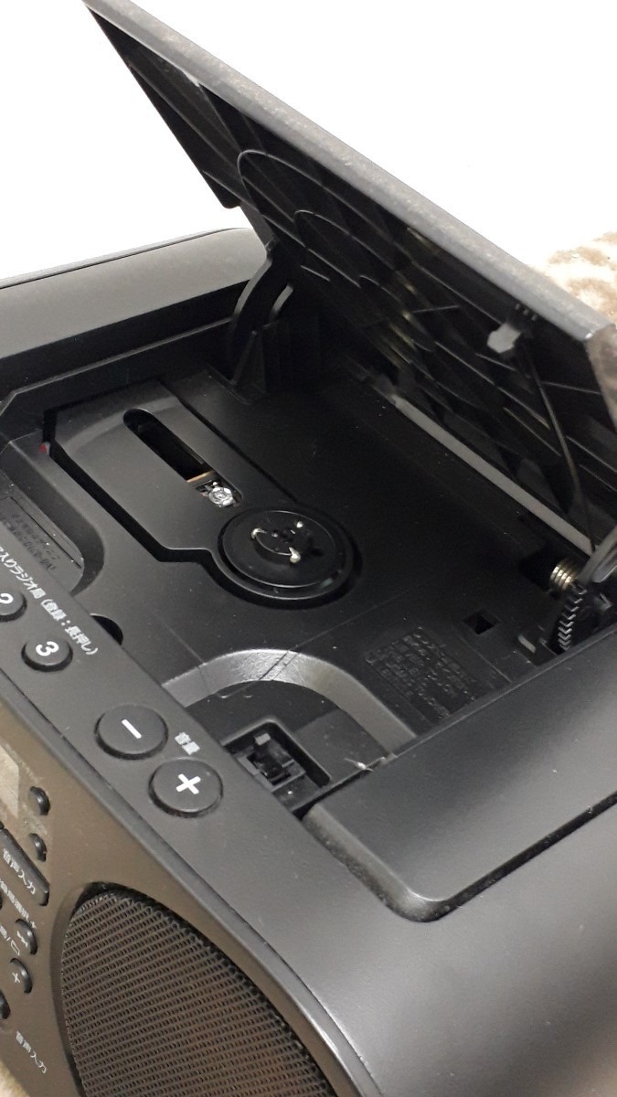 [ рабочее состояние подтверждено ]CD радио Sony ZS-S40 personal аудио система чёрный 2017 год производства одиночный 2 батарейка SONY цифровой музыка Hachioji город получение OK