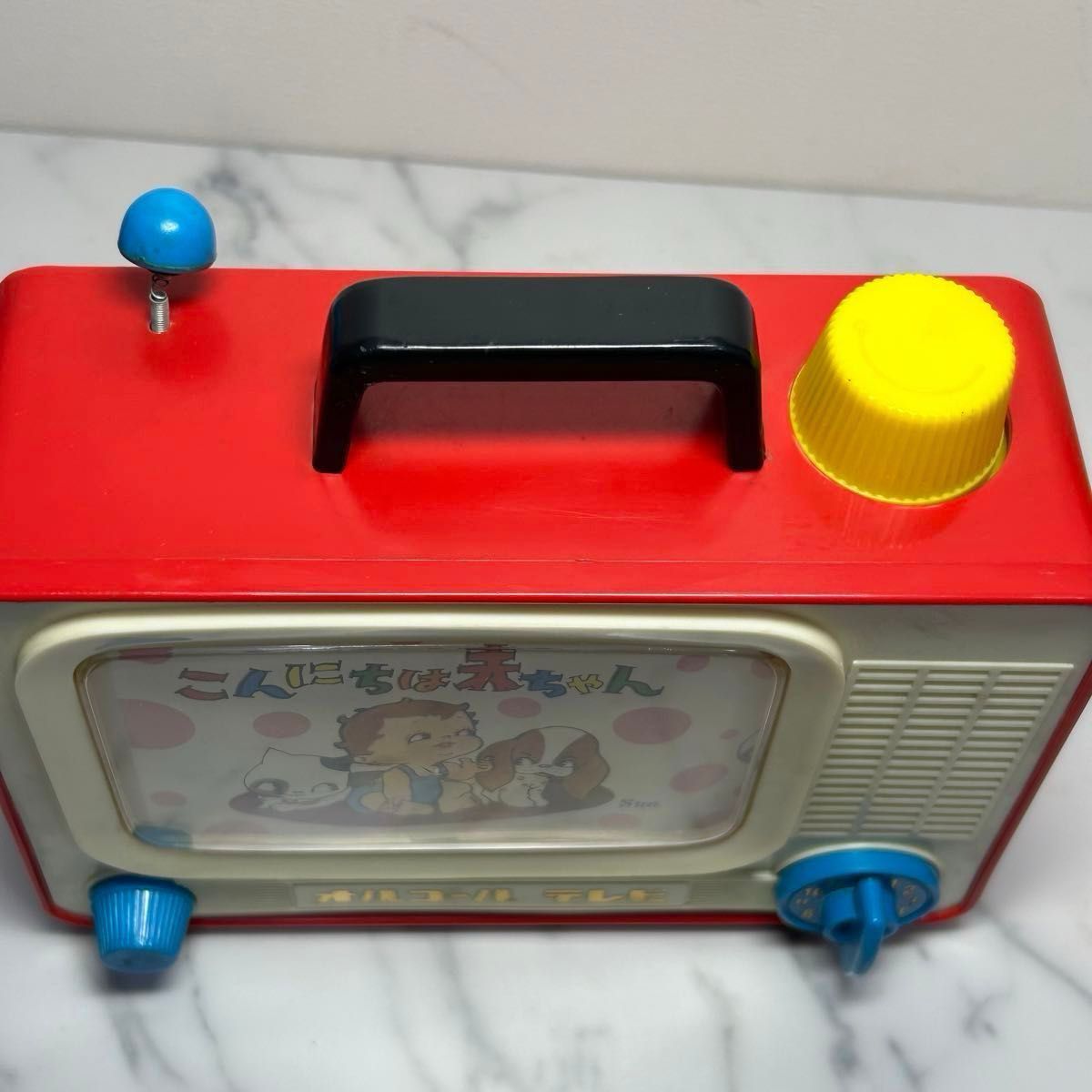 昭和レトロ 当時物 おもちゃ 4点セット テレビ型オルゴール　金庫　　　レジスター　電話機