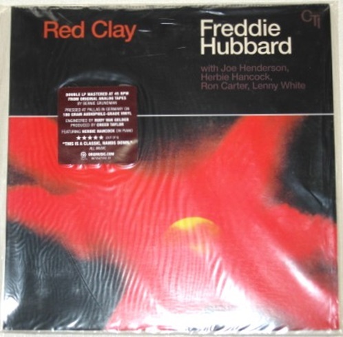 ☆ 新品未開封 ☆ ORG Music CTI Records / Freddie Hubbard (フレディー・ハバード) / Red Clay / 45rpm 180g 2LP_画像1