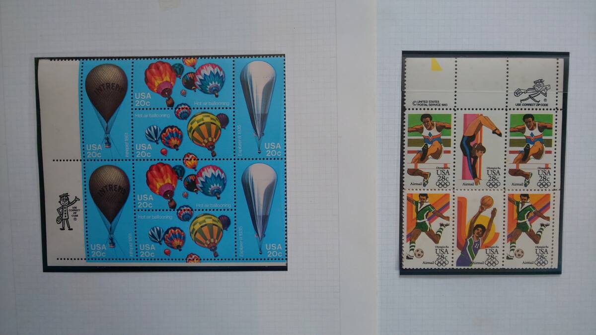 ZIPコード付き田型アメリカ切手 未使用品各種の画像8