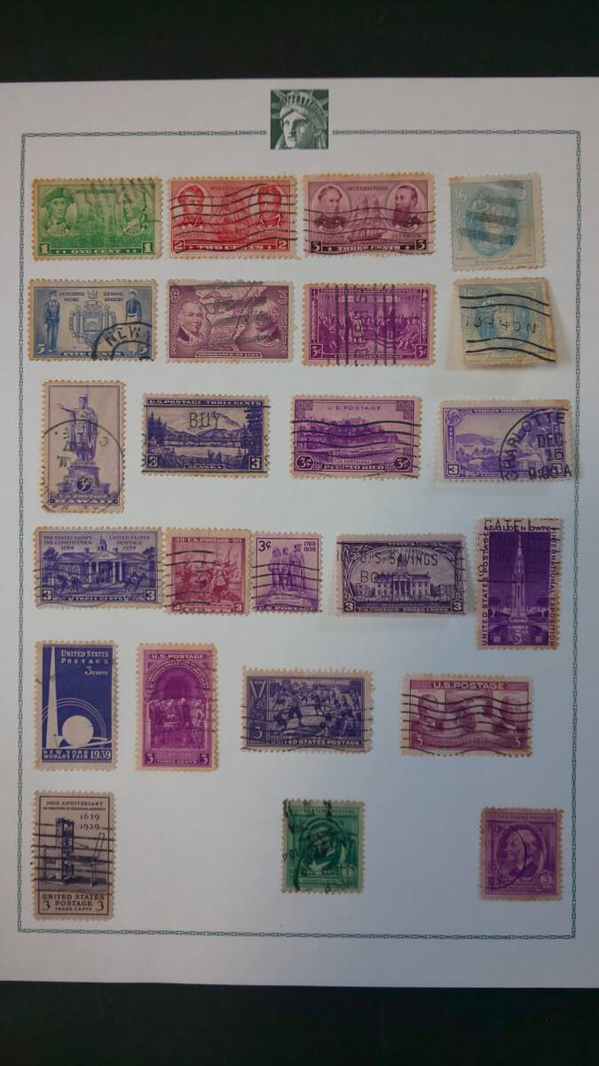 1930年代～ アメリカ切手アルバムコレクションの画像2