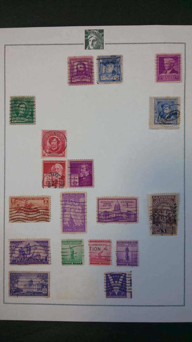 1930年代～ アメリカ切手アルバムコレクションの画像4