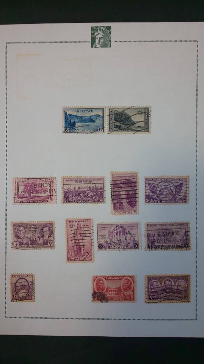1930年代～ アメリカ切手アルバムコレクションの画像5