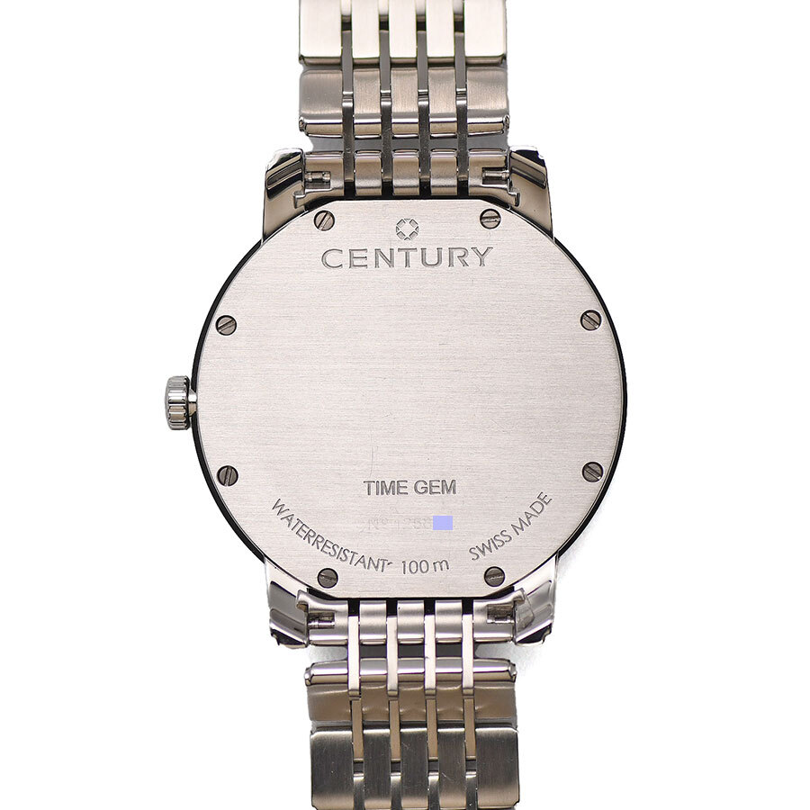 CENTURY センチュリー TIME GEM タイムジェム クォーツ グレー文字盤 メンズ 紳士用 男性用 腕時計 中古の画像2