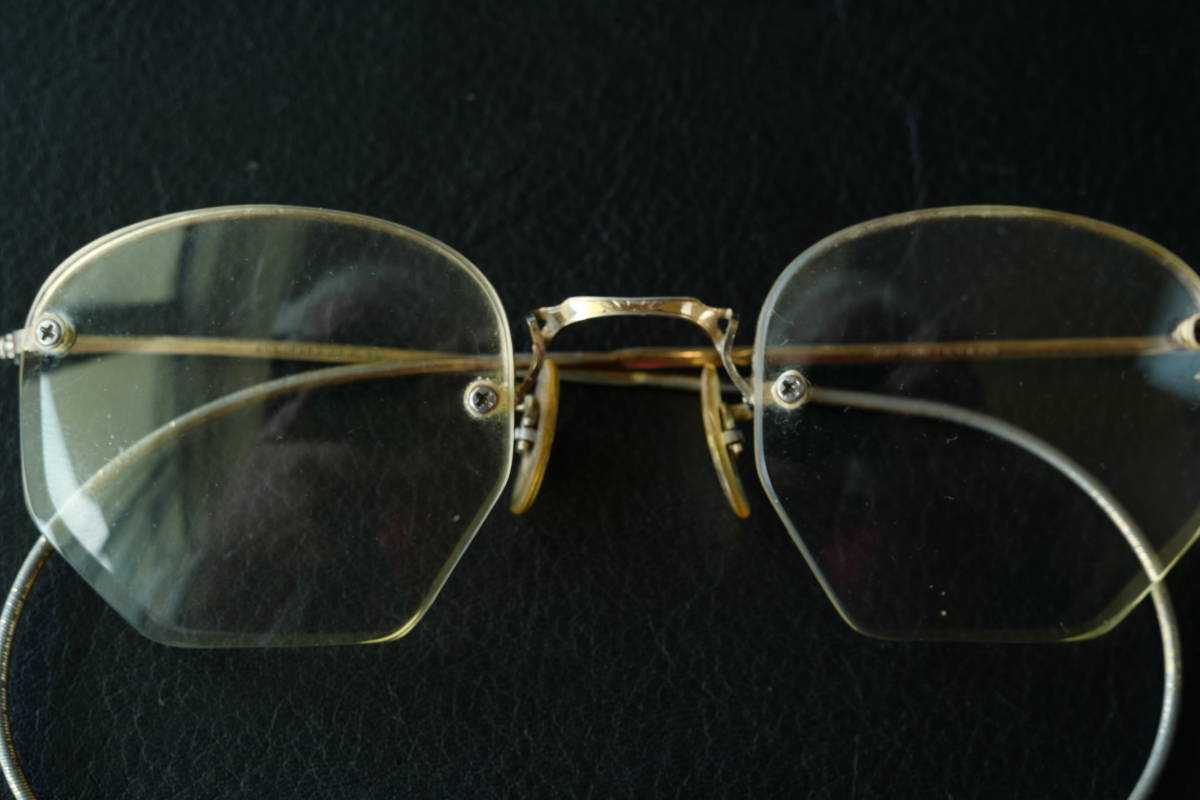 Beautiful Vintage eyeglasses American Art Craft USA Gold-platedの画像2
