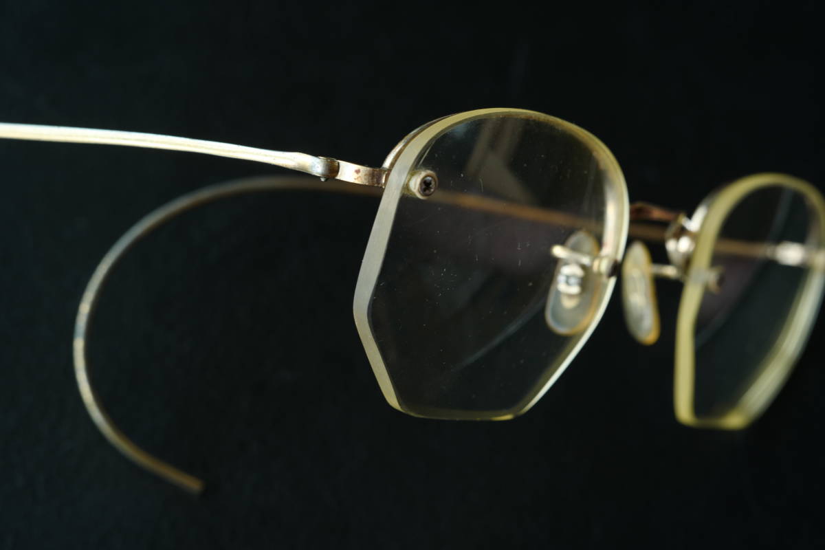 Beautiful Vintage eyeglasses American Art Craft USA Gold-platedの画像4