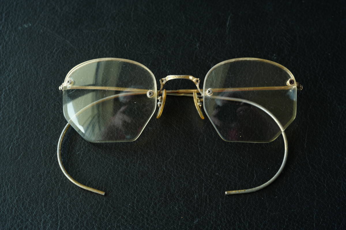 Beautiful Vintage eyeglasses American Art Craft USA Gold-platedの画像9
