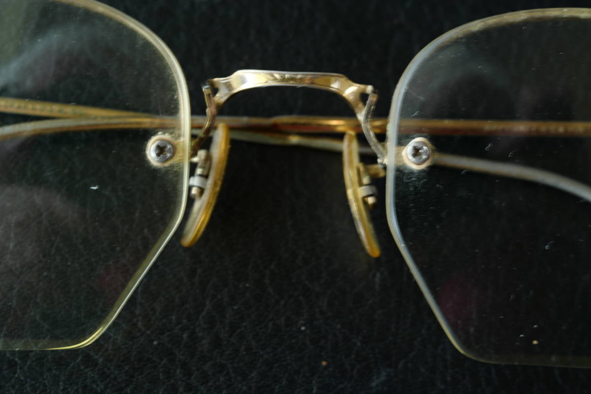 Beautiful Vintage eyeglasses American Art Craft USA Gold-platedの画像6