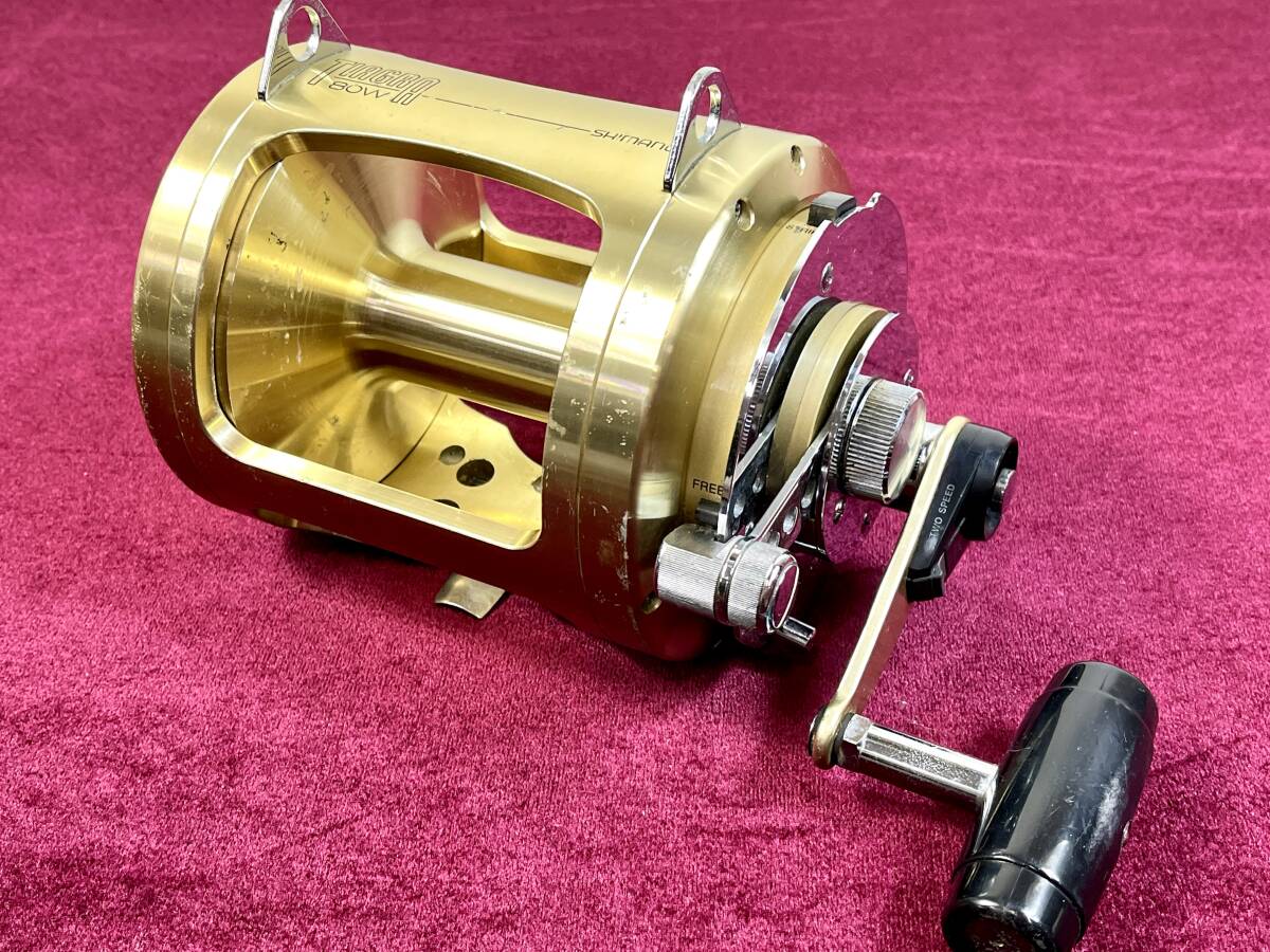 SHIMANO シマノ TIAGRA ティアグラ 80W スピードレバードラグ トローリングリール 大型リール 大型対象魚 の画像1