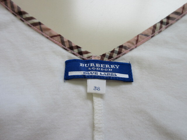 BURBERRY BLUELABEL  バーバリー ブルーレーベル レディース タンクトップ ３８サイズの画像6