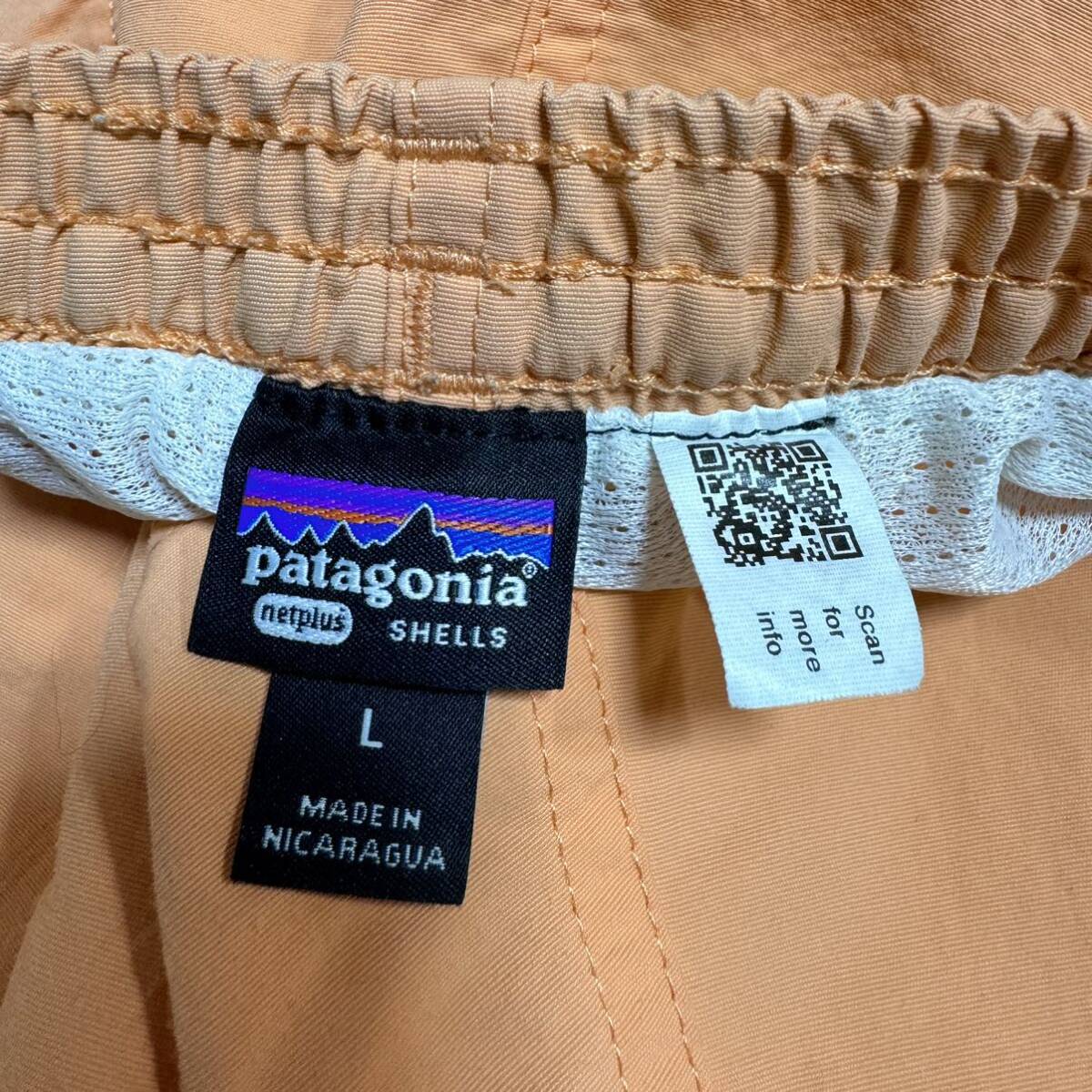 ◆パタゴニア◆ PATAGONIA 22SS 名作定番 現行モデル バギーズロング 水陸両用 ハーフパンツ ショーツ 7インチ TGOR オレンジ サイズLの画像6