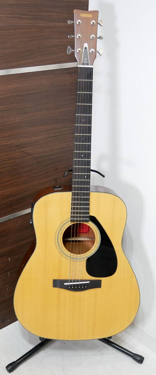 ▲(R604-B231)現状品 YAMAHA ヤマハ FGX-512SJ エレアコギター エレキアコースティックギター ソフトケース付き 赤ラベル ヤマハ製の画像2