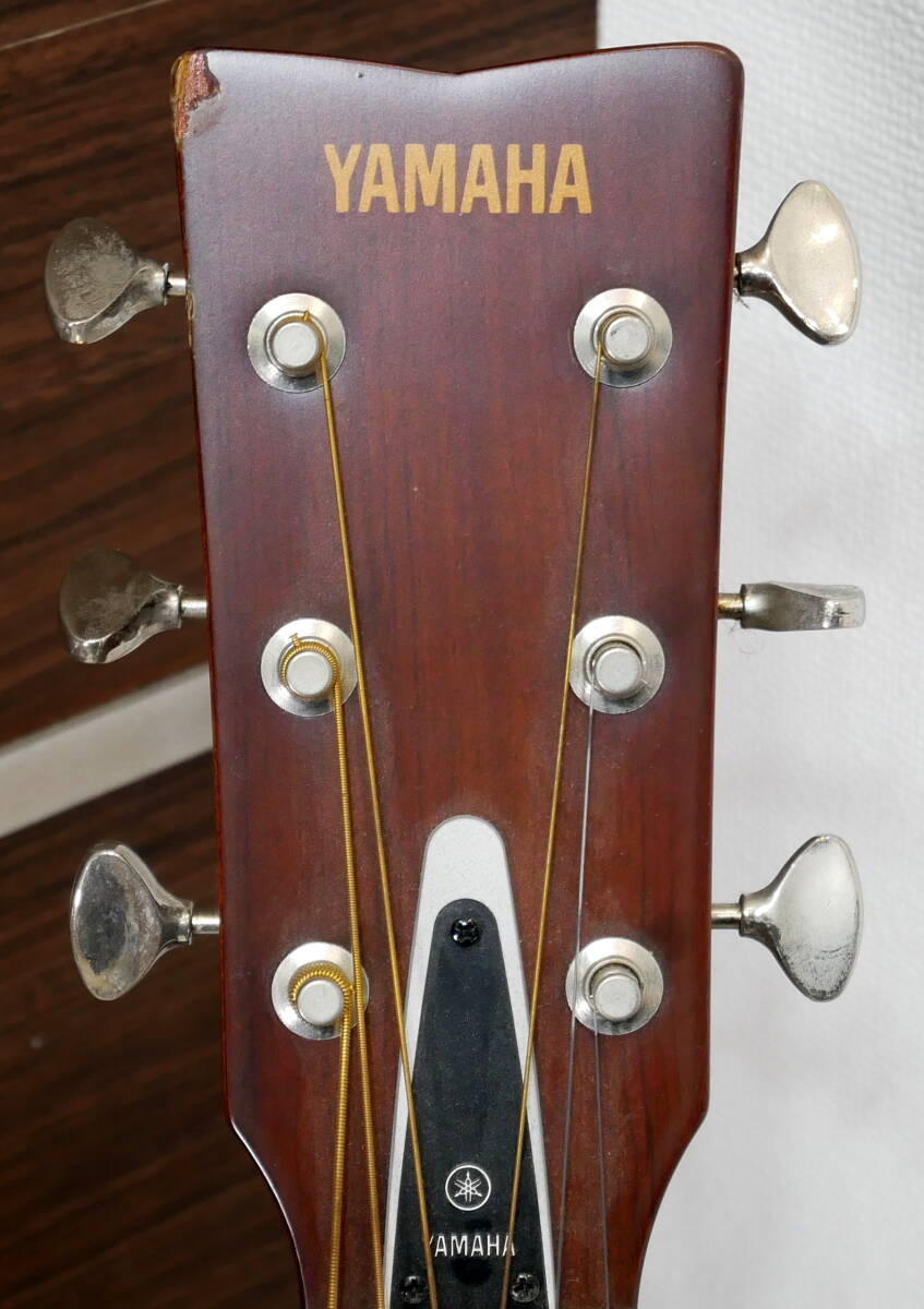 ▲(R604-B231)現状品 YAMAHA ヤマハ FGX-512SJ エレアコギター エレキアコースティックギター ソフトケース付き 赤ラベル ヤマハ製の画像3