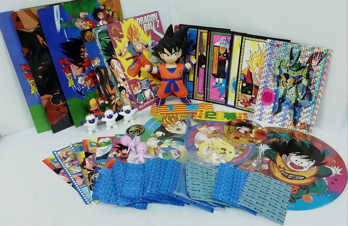 当時物 ドラゴンボールZ トレーディングカード メンコ フィギュア 大量 セット まとめ売 DRAGON BALL Z キラ コミック アニメの画像1