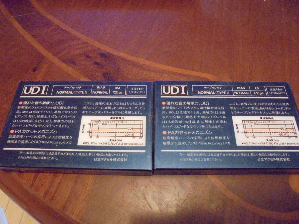 マクセル カセットテープ UDI４６  ２本（未使用品）の画像3