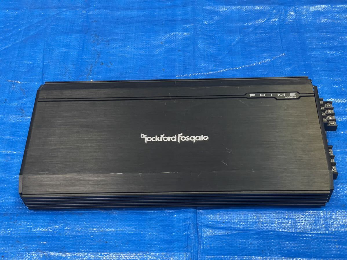 ロックフォード R300X4 4ch アンプ PRIME Rockford Fosgate オーディオ パワーアンプ動作品の画像1