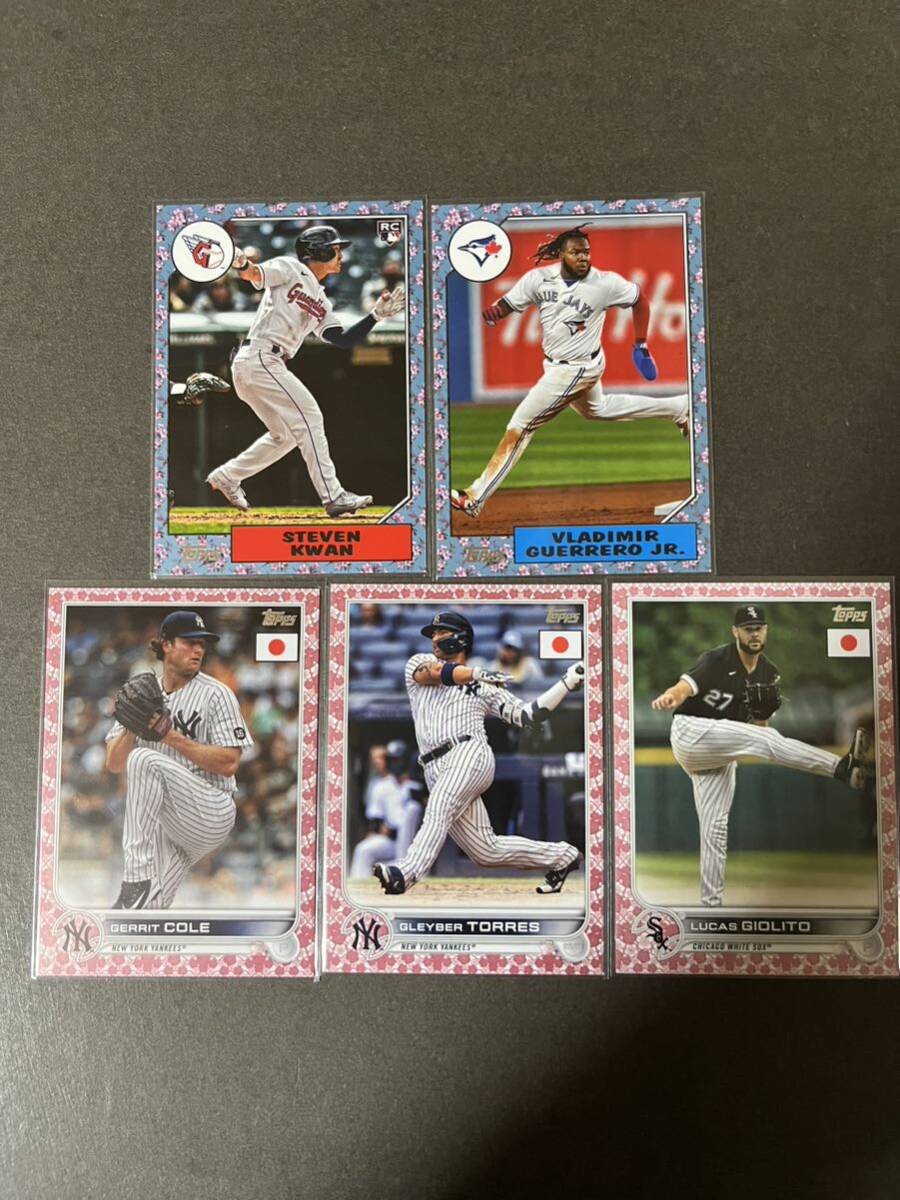 Topps Baseball card 2022 Japan Edition パラレル5枚セットの画像1