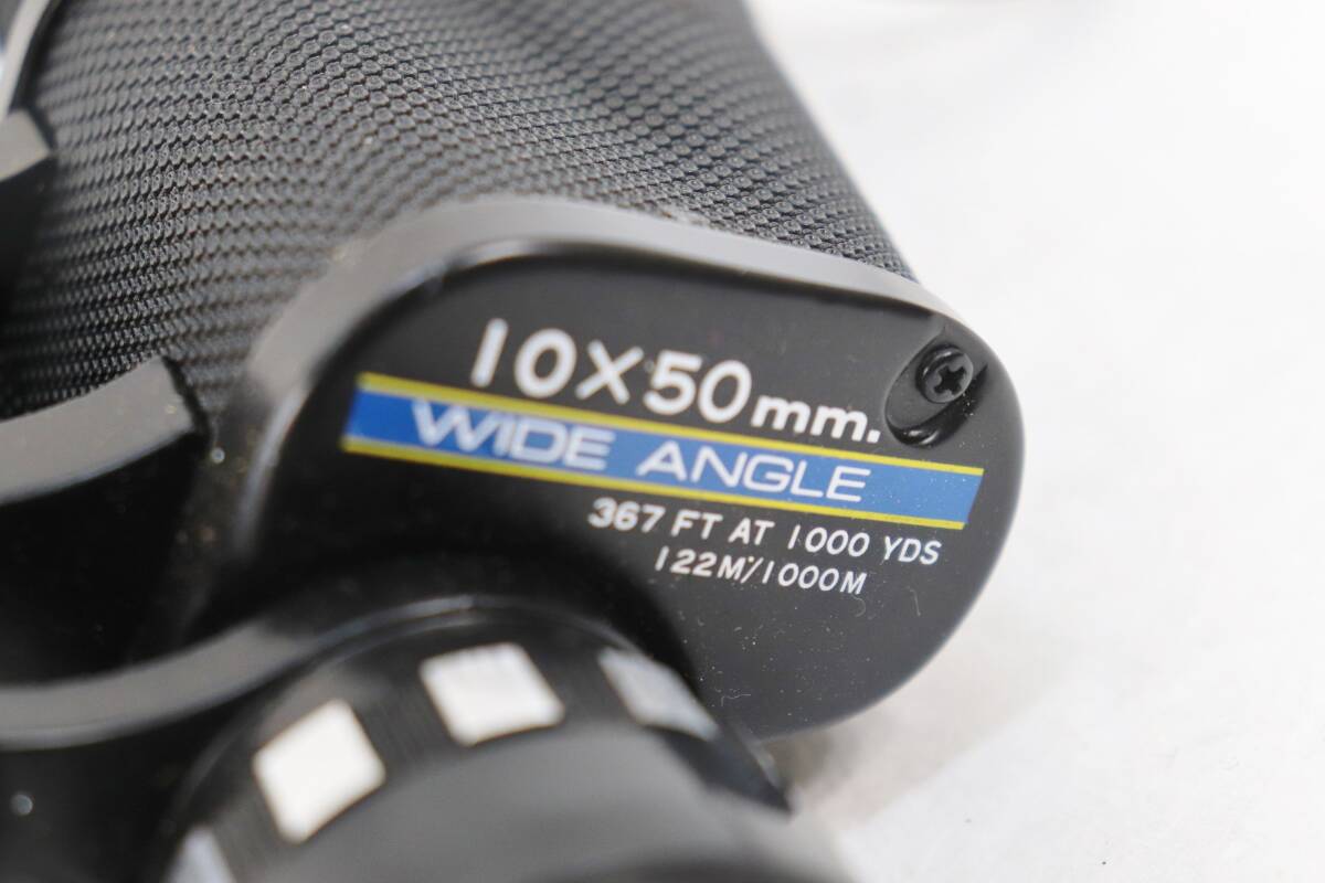 57⑦【 10X50mm 双眼鏡 】TASCO ZIP 223Z WIDE ANGLE ハードケース パンフ付き*送料無料の画像6