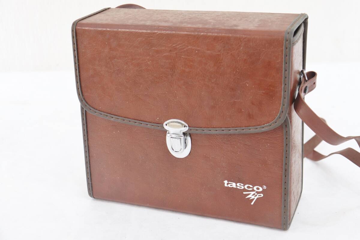57⑦【 10X50mm 双眼鏡 】TASCO ZIP 223Z WIDE ANGLE ハードケース パンフ付き*送料無料の画像9