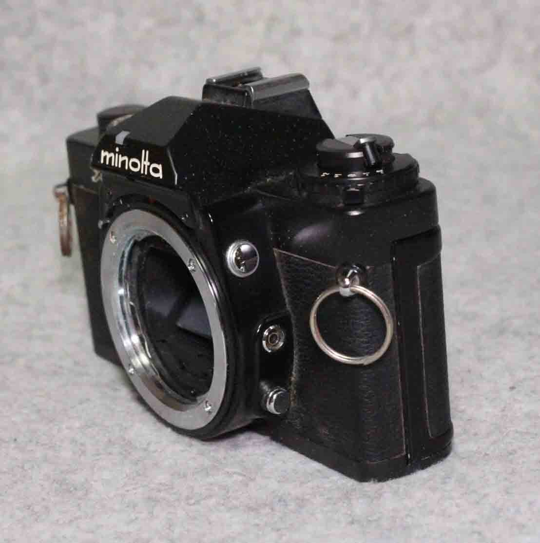 [tb107]カメラ　Minolta XD black　ミノルタ　一眼レフ　ブラック ボディ　 camera_画像4