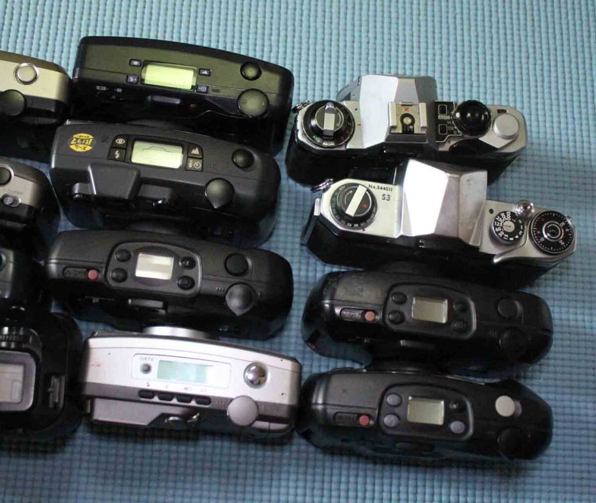 [tb94]カメラ まとめ 20台 PENTAX ESPIO 140M SUPER 928 115M 115 80 70 S3 ME canon Autoboy 2 AF35M EOS RT FUJI K-28 HD-M cameraの画像6
