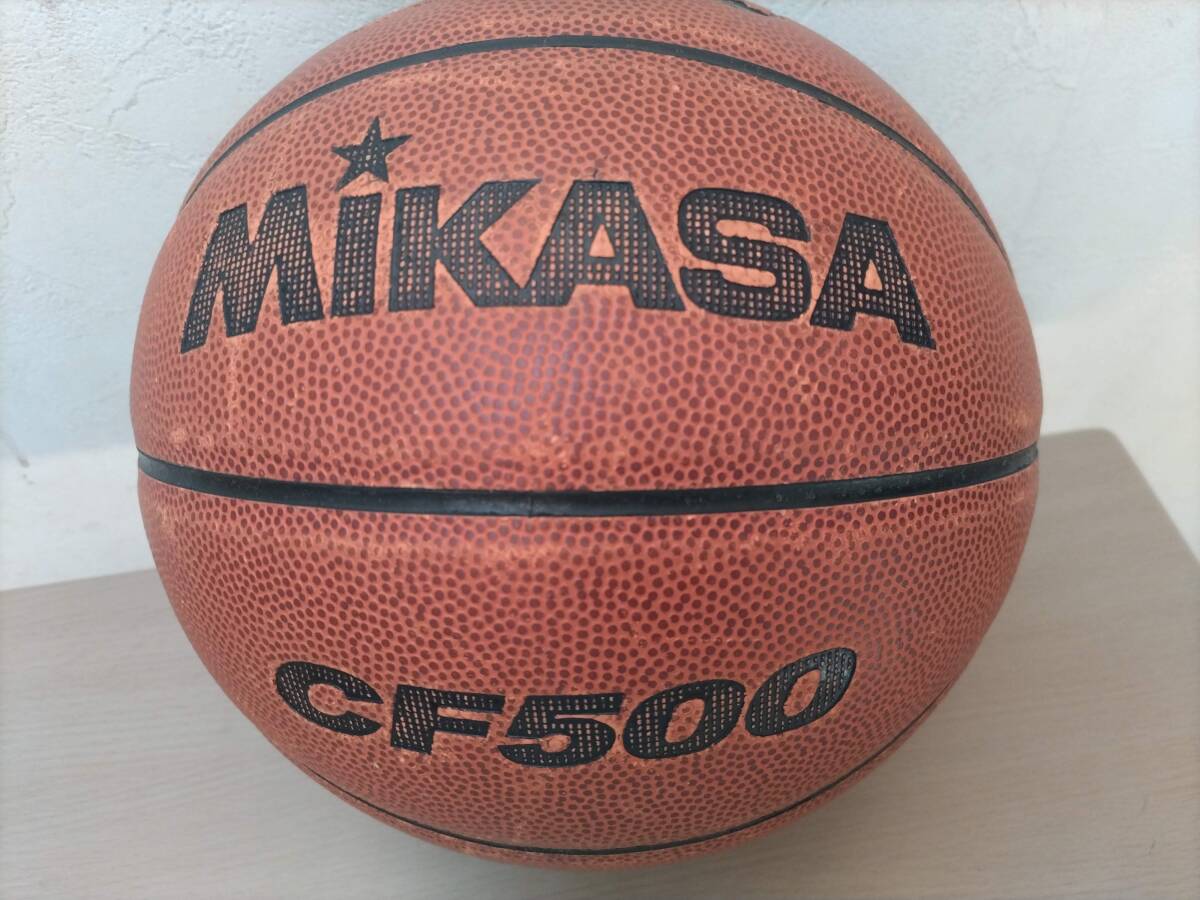 MIKASA ミカサ バスケットボール 検定球5号 CF500 ブラウン 合成皮革採用★_画像3