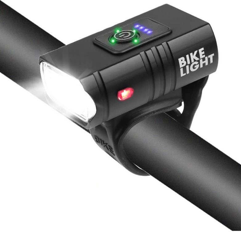 超軽量 自転車 用 ヘッド ライト USB 充電式 防水 LED