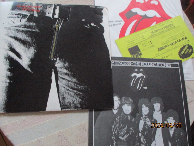 LP ジッパージャケット・THE　ROLLING　STONES　/ STICKY FINGERS ステイッキー　フィンガーズ　ESS-63001　STEREO　YKK　　試聴済_画像1