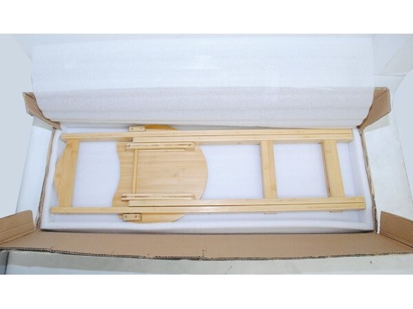 1円スタート 訳有 TAIVINN カウンターチェア 木製 バーチェア 折畳み ウッドスツール ハイスツール 木製スツール 椅子 スツール 木色 Y0658の画像2