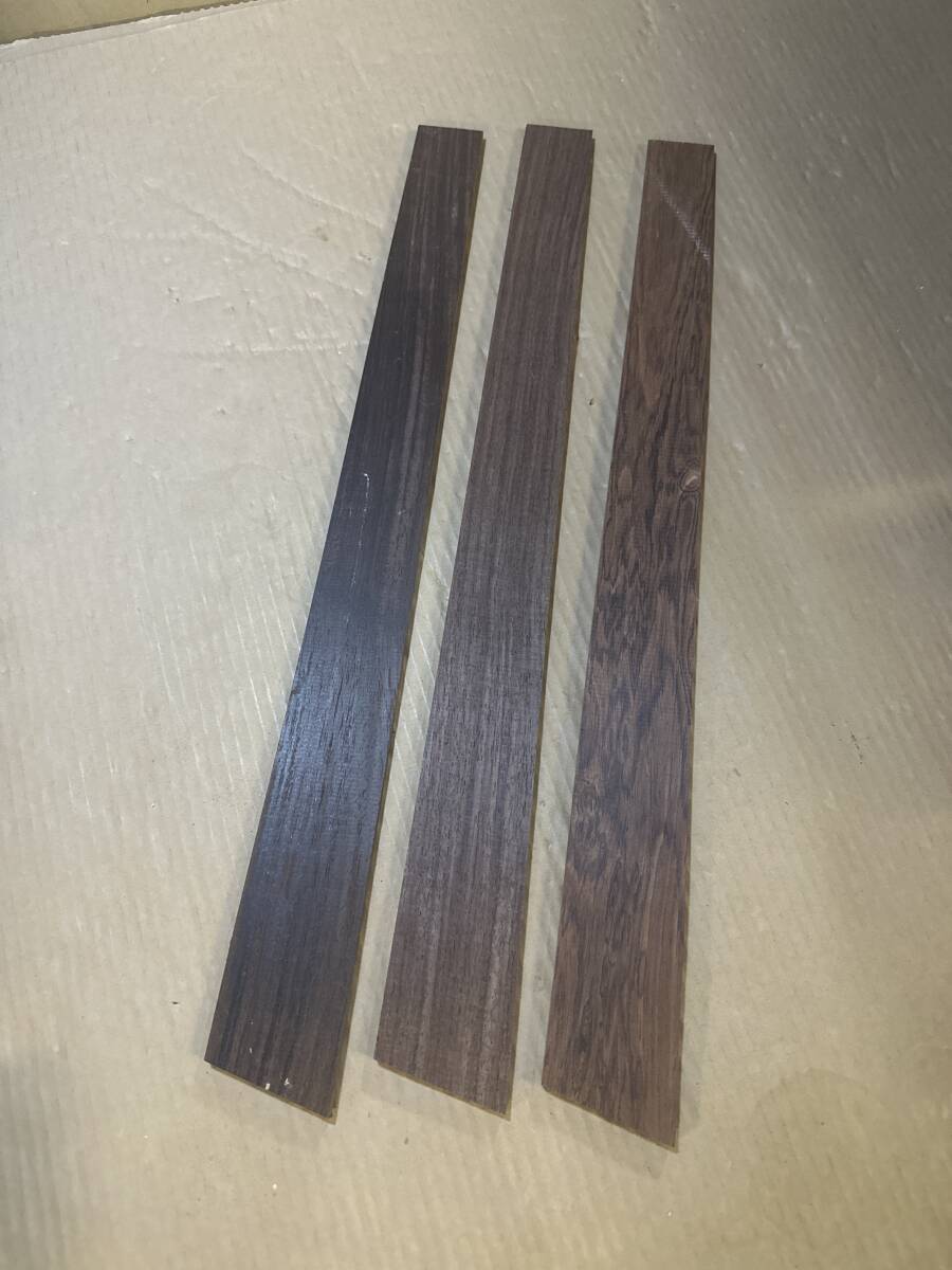 Y2710 モズライト 木材 ローズウッド 指板材 未使用品 未完成品_画像2