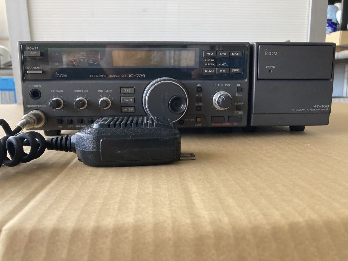 ICOM Icom IC-729 AT-160 transceiver operation not yet verification 