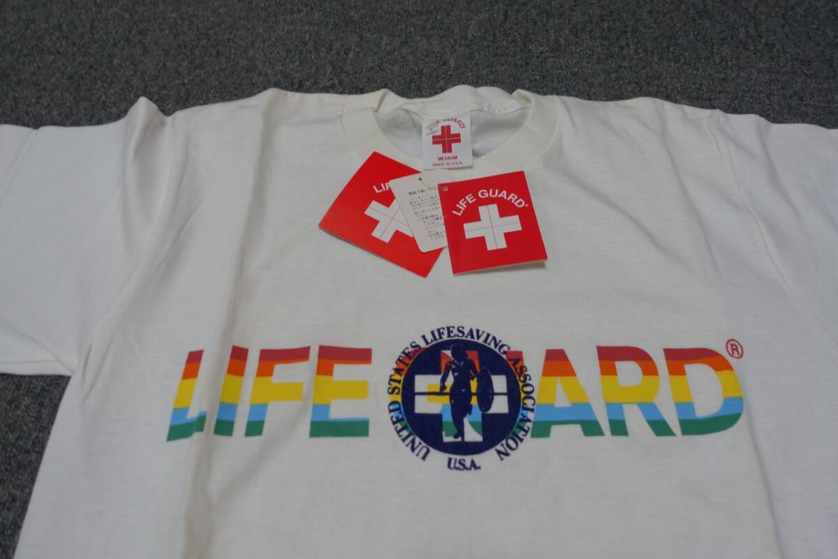 ★☆激レア made in USA ライフガート　Ｔシャツ　未使用品 M LIFE GURAD☆★_画像2