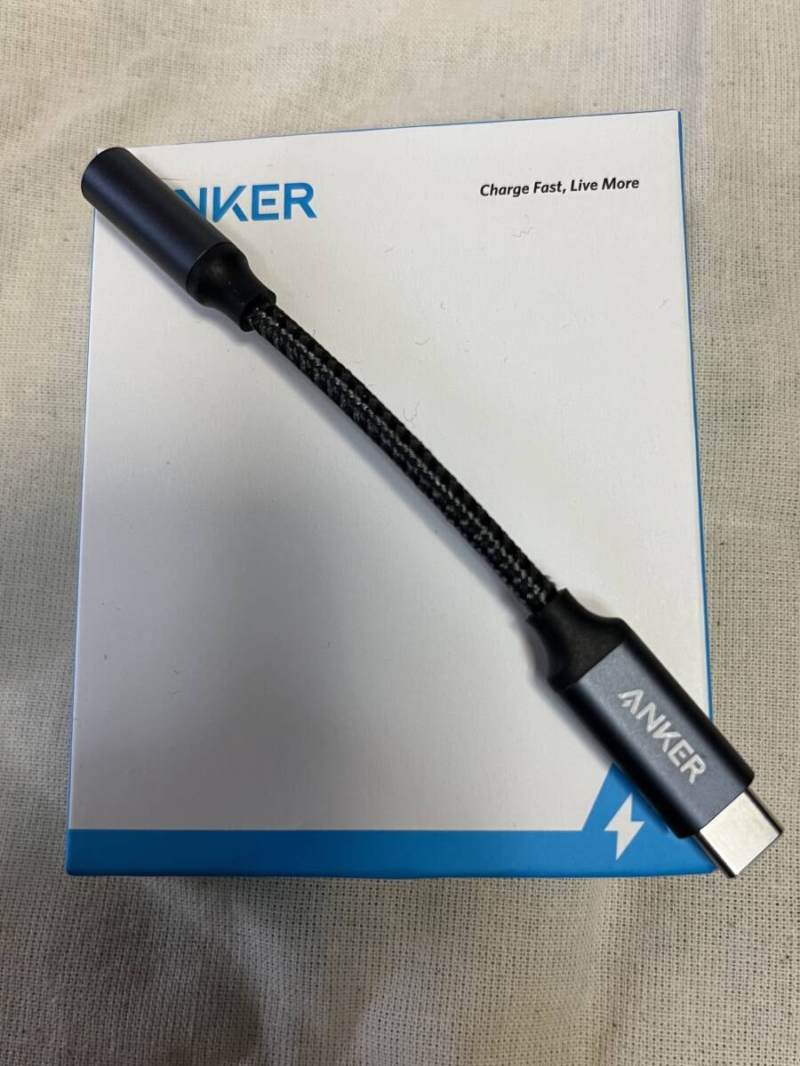 Anker USB-C ＆ 3.5 mm オーディオアダプタ ハイレゾ対応 高耐久 MacBook Air / Pro / iPad Pro / Android / Type-C 機器用_画像1