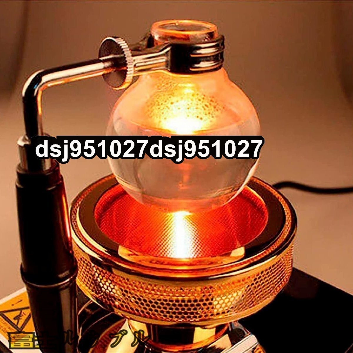 コーヒーメーカー 電気 ポータブル ハロゲンビームヒーターバーナー赤外線加熱 ホームキッチンバーナーコーヒーメーカーバーナー 1頭 400W_画像4