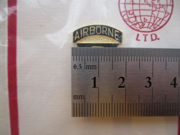 【送料無料】ビンテージS.E.I.Co.Ltd.アメリカ陸軍AIR BORNE『第101空挺師団』アメリカ ピンバッジ/ARMYスクリーミングイーグルスPINS MB2_画像9