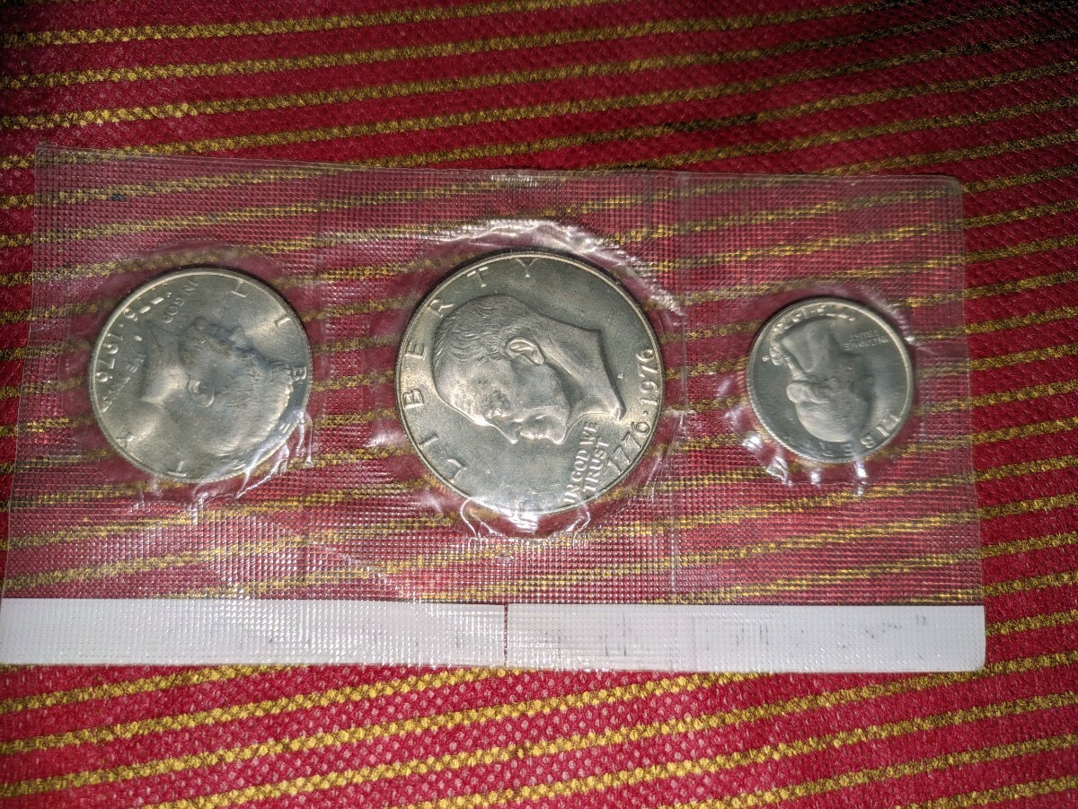 ★未開封★アメリカ 建国200年 記念コイン 3枚セット★の画像1