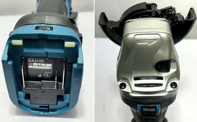 ▽makita マキタ 充電式ディスクグラインダ GA412D 本体のみ100mm 18V 中古▽011168の画像10