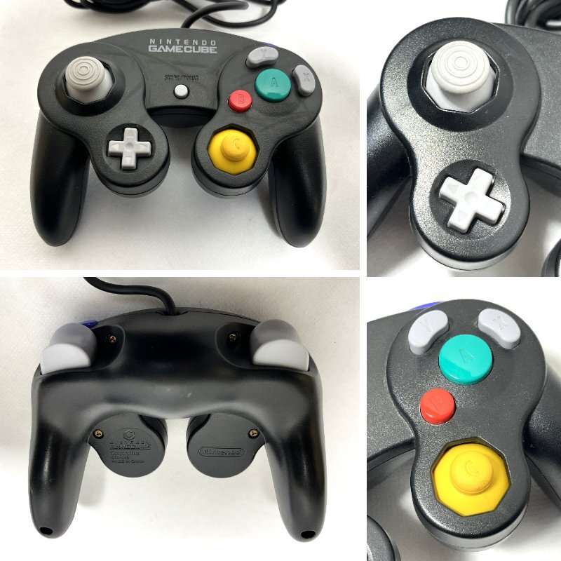 ▽NINTENDO GAMECUBE Controller DOL-003 任天堂 ゲームキューブ コントローラー 4点 ジャンク(動作未確認・実使用可能か不明)▽011199_画像2