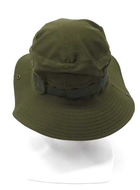 [新品/緑C-2] ブーニーハット ジャングルハット 帽子 アウトドア キャンプ ハイキング 緑 カーキ 2点セットの画像3