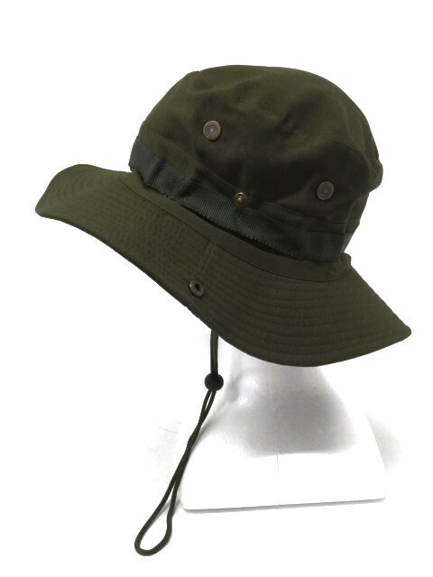 [新品/緑C-2] ブーニーハット ジャングルハット 帽子 アウトドア キャンプ ハイキング 緑 カーキ 2点セットの画像4
