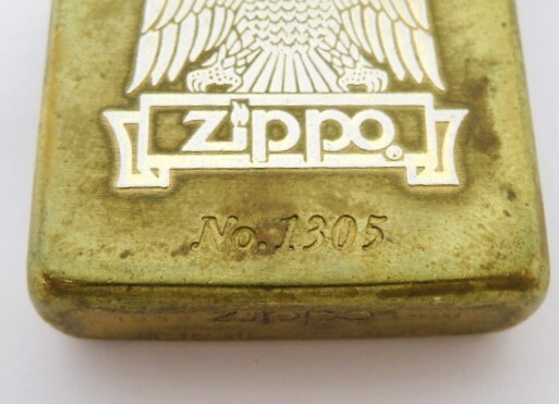 ♪hawi1585-2 134 ZIPPO ジッポライター IV American Eagle No.1305 オイルライター 喫煙具 火花ok