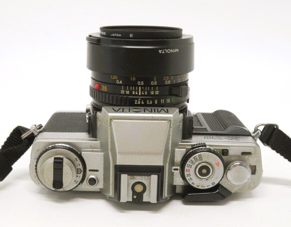 ha1459-2 111 MINOLTA ミノルタ X-70 フィルムカメラ / レンズ 35mm 1:2.8 一眼レフ 現状品_画像4