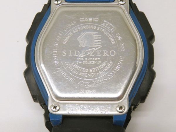 ■hawi1454-1 505 CASIO カシオ G-SHOCK Gショック SIDE ZERO GW-300 ソーラー 腕時計 メンズウォッチ 稼働 （備考）の画像6
